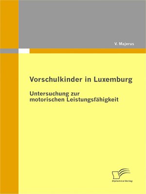 cover image of Vorschulkinder in Luxemburg